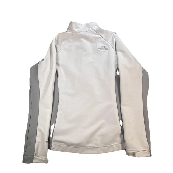 The North Face Jacket Womens Large White Gray Apex Softshell Full Zip TNF AHRU - Picture 12 of 16
